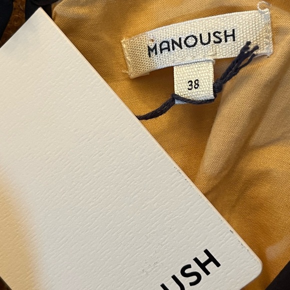 Manoush Floral Burst Sequin Dress EU 38 UK 10 US 6 Yellow Ruffle Tee Shift NWT - Picture 10 of 12